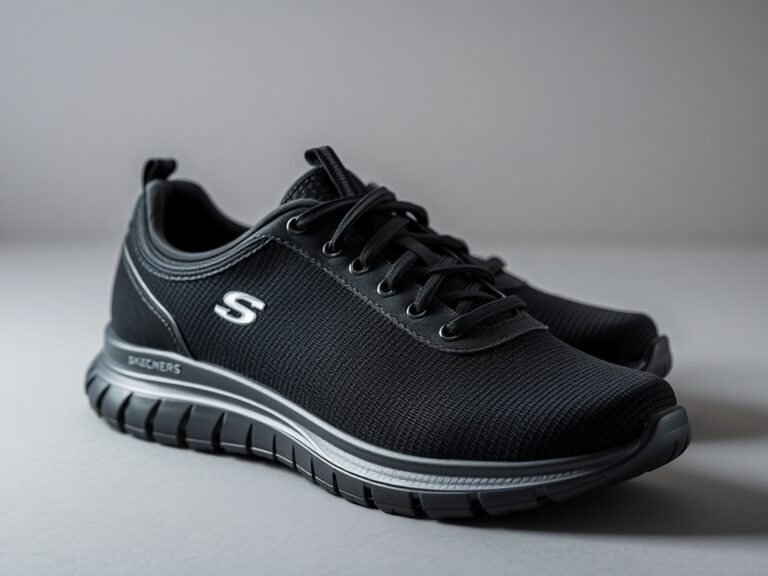 Chaussures Skechers sans lacets noires : confort et style au quotidien